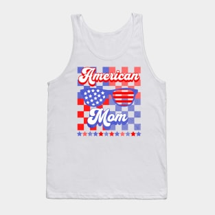 American Mom 4th of July Shirt Tank Top